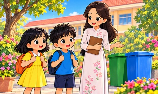 Bìa Ngày hội sân trường sạch